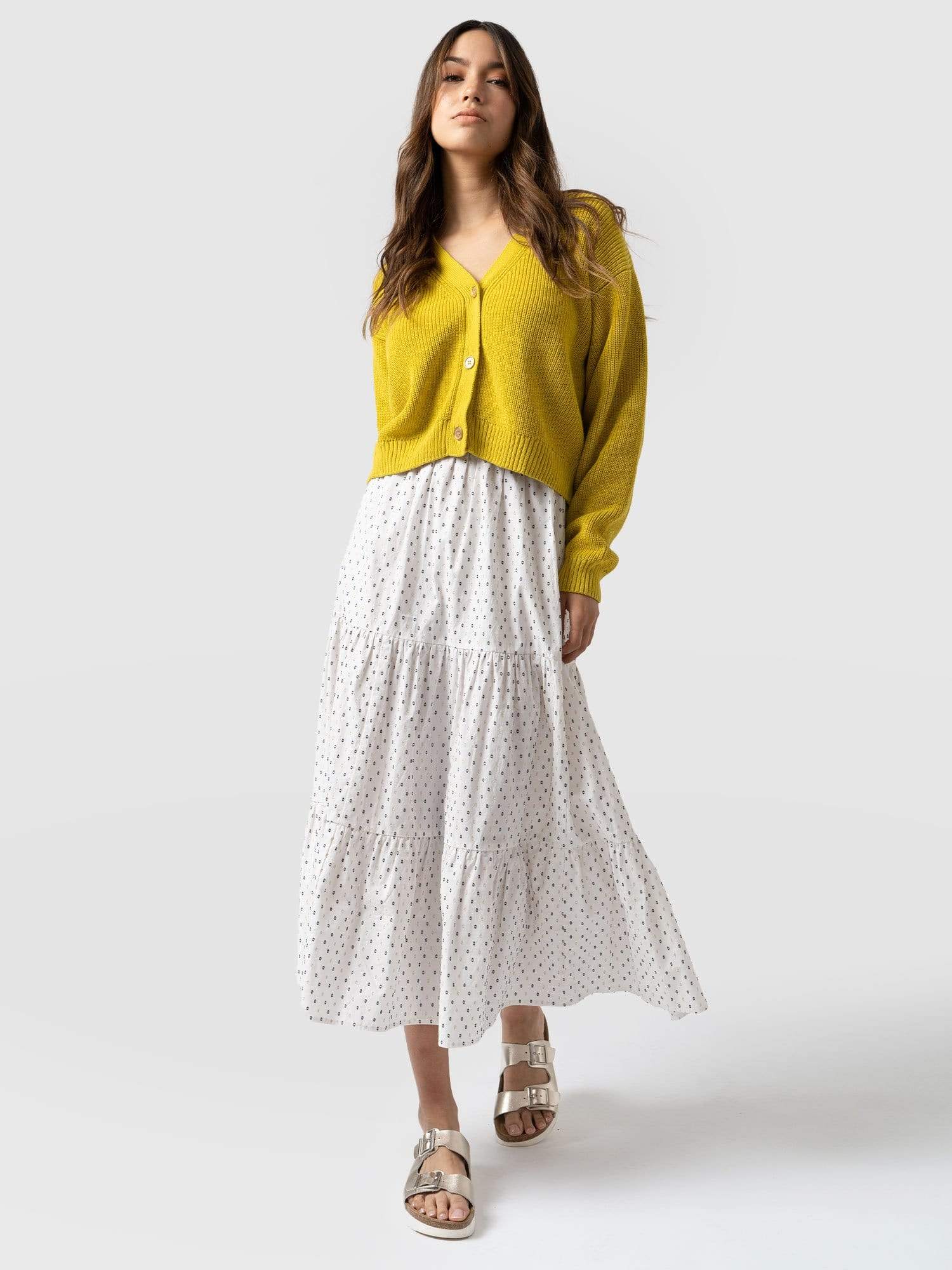 Greenwich Skirt White - Women's Skirts | Saint + Sofia® EU